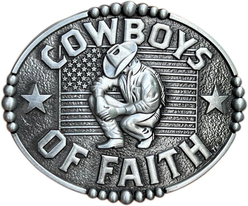 Seternaly Western Cowboy/Cowgirl Belt Buckles Punk Rodeo Horseman Belt Buckle for Men Women Boy Girl Youth - Image 1